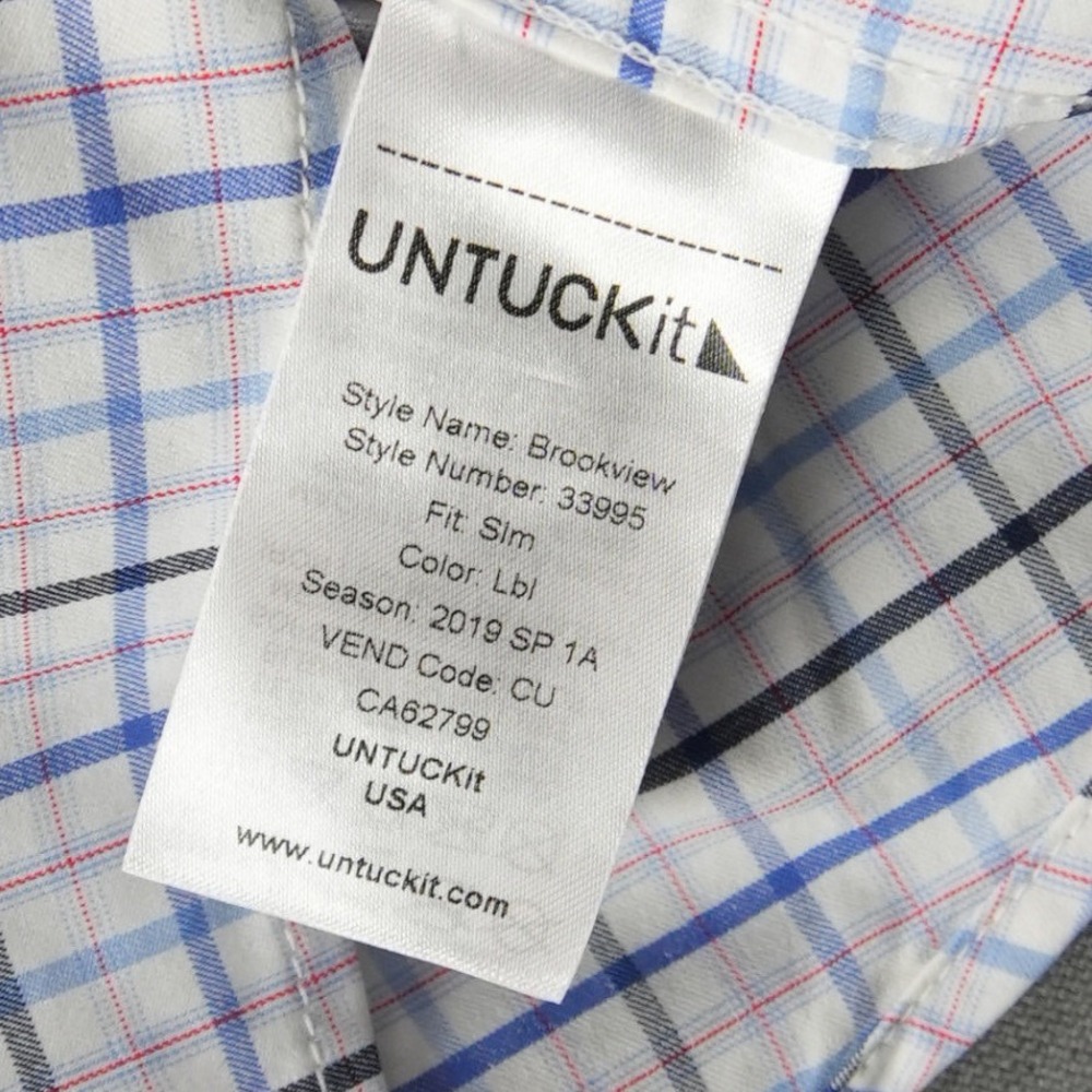 UNTUCKit Brookview Stretch Performance Shirt Mens… - image 13